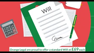 Will Writing Cost | (£69 Only!) | Orange Legal