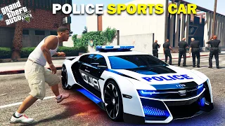 Franklin Stealing Police Fastest & Strongest Sportscar in GTA 5 ! | Techerz