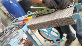 Maquina para hacer anillos para la construcción