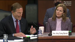 WATCH: Sen. Richard Blumenthal questions Supreme Court nominee Amy Coney Barrett