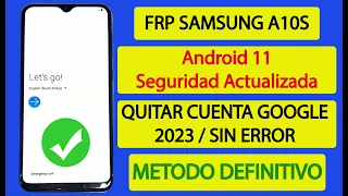 ||Como ELIMINAR cuenta Google Samsung -A10s (A107m) método PC° SEGURIDAD MARZO 2023