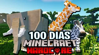 SOBREVIVÍ 100 Días en AFRICA en Minecraft HARDCORE ... Esto es lo que pasó (Parte 1)