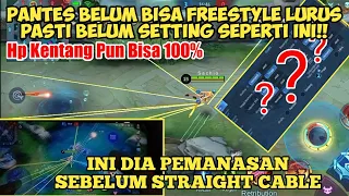 TUTORIAL DASAR FREESTYLE LURUS FANNY , SETTINGAN DASAR FANNY FREESTYLE LURUS !!