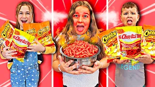 LAST TO STOP EATING HOT CHEETOS 🔥!! | JKREW