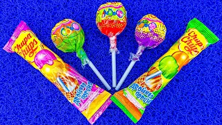 Satisfying Video l How To Unboxing Rainbow Five Lollipop Candy ASMR Relaxing