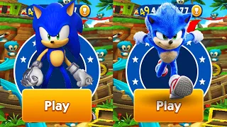 Sonic Dash vs Sonic Prime Dash - Movie Sonic vs Sonic Prime vs All Bosses Zazz Eggman - Gameplay