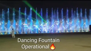 Dancing Fountain Operational Video | Citi Housing Jhelum🔥