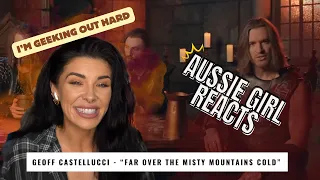 Geoff Castellucci - "Far Over The Misty Mountains Cold" - REACTION!