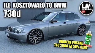 Ile kosztuje takie uszkodzone BMW E65 730d z 2004