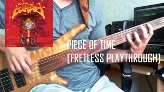 ATHEIST - Piece Of Time (fretless bass cover)