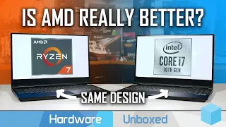 Same Laptop, Different CPU: Ryzen 4000 vs Intel 10th-gen Battle feat. XMG Core 15