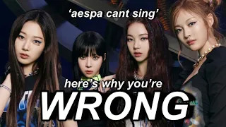 AESPA - vocal analysis