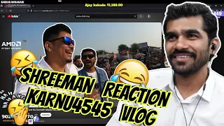 Shreeman Legend Reaction @karnuu4545 गुजरात Vlog || waah Karnu Ji Waah 😂😂