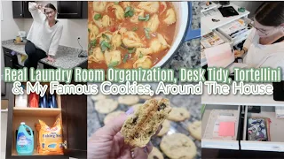 Realistic Laundry Room Organization, Fantastic Recipes, Desk Declutter, Famous Cookies!