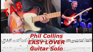 EASY LOVER (PHIL COLLINS) Guitar Solo TRANSCRIBED