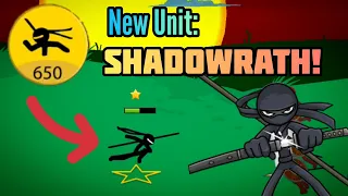 Stick War Legacy Mod Update, New Unit: Shadowrath! Epic Powerful Unit Shadowrath Gameplay!