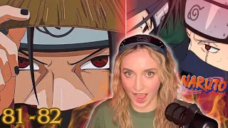 ITACHI UCHIHA HAS ARRIVED! 🔥 | Naruto (FIRST TIME REACTION) Episode 81 & 82