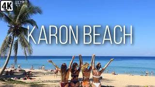 4K  KARON BEACH WALK. AMAZING BEACH IN PHUKET. beach walking tour 🌴 PHUKET THAILAND 2023 🌴 [sub]