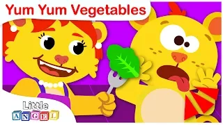 Yum Yum Vegetables | Healthy Eating Habits for Kids | Nursery Rhymes by Little Angel