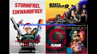 Die 10 schlechtesten Filme 2021