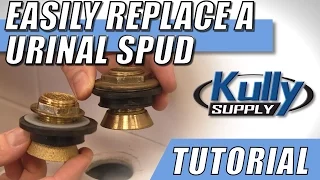 How to easily replace a Urinal Spud with a Spud Wrench! - KullySupply.com