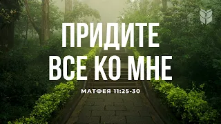 Придите все ко Мне. Матфея 11:25-30. Современный перевод Библии #BibleVision