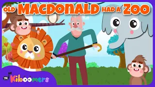 Old McDonald Had a Zoo Song - The Kiboomers Wild Animal Songs for Preschoolers