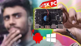 THIS MINI PC Can RUN BOTH Windows & Android 🔥Just in 5000rs Gaming Test ⚡️