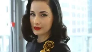 Интервью Диты фон Тиз. Русская озвучка. Dita Von Teese interview.