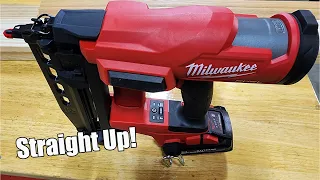 Milwaukee Tool M18 FUEL 16ga Straight Finish Nailer Review Model 3020-20