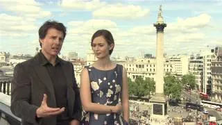 Edge of Tomorrow: Tom Cruise & Emily Blunt Official Movie Interview | ScreenSlam