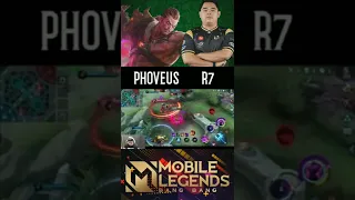 R7 Phoveus gameplay🥰 #r7 #phoveus #mlbb #shorts