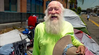 Homeless Shelters Made This Man Sick! He's 72 Living in a Tent