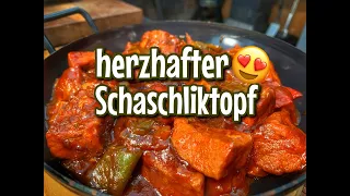 herzhafter Schaschliktopf aus dem Dutch Oven - Westmünsterland BBQ