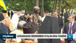 Memorial for victims of the Holodomor famine unveiled