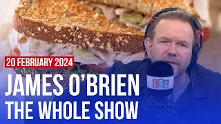 Sacked for eating a tuna sandwich | James O'Brien - The Whole Show