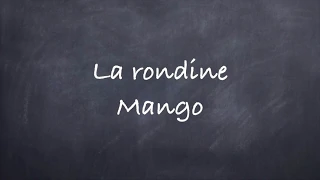La Rondine-Mango Lyrics