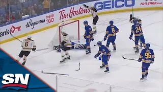 Sabres Allow Goal After Botched Stick Exchange Between Players