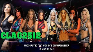 WWE 2K23 8-Women Backstage Brawl