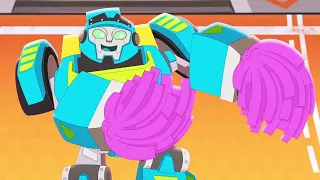 The Bots Go Cheerleading!!! | Full Episodes | Rescue Bots Academy | Transformers Kids