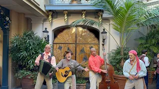 Disneyland Bootstrappers Pirate Band Perform Streams of Whiskey in New Orleans Square 11-18-2023