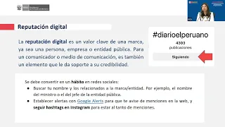 Redes sociales: reputación y cómo promover interacción - Transparencia y acceso a la información