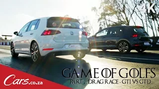 Drag Race: VW Golf GTI vs Golf GTD