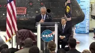 NASA Admin. Gathers New Spacecrafts For Budget Speech | Video