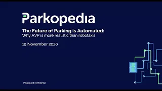 Brian Holt: The Future of Parking is Automated at CENEX CAM 2020