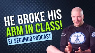 Gunnar Nelson shares story of John Danaher breaking a visitors arm in training!