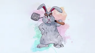 How to draw a Rabbit | Rabbit drawing learning step by step