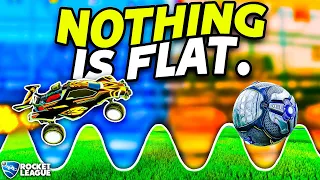 Rocket League, but NOTHING is flat.