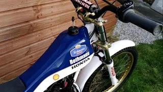 Honda tlr 200 restoration rothmans replica