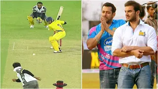 Salman Khan & Sohail Khan Upset With Hat Trick FOURS From Chennai Rhinos Against Mumbai Heroes